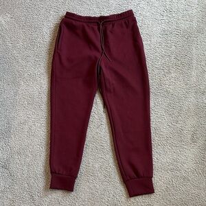 Burgundy Jogger Sweatpants